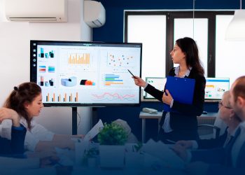 Quadros brancos interativos, uma ferramenta de produtividade para escritórios que buscam a inovação digital 